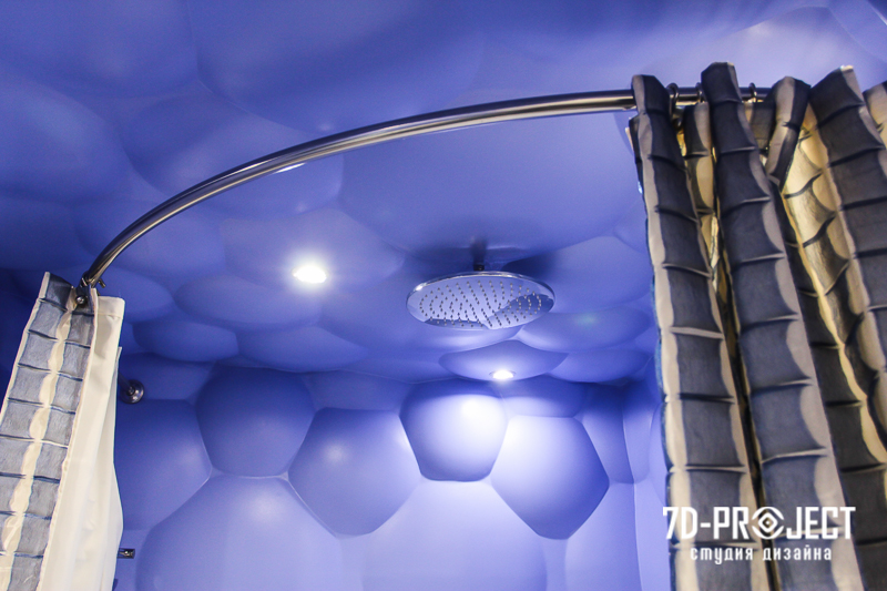 гипсовые 3д панели пузыри в ванной фото